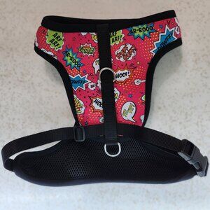 Circue Comic Sounds Pink & Black Dog Harness